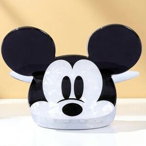 Mickey Mouse Black and White Hair Claw Clip
